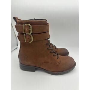 Born Camryn Leather Ankle Boots